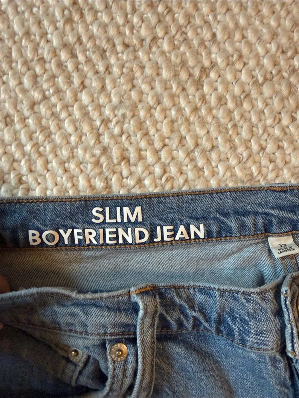 J. Crew Women’s Boyfriend Slim Fit Jeans Size 33